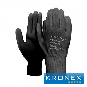 Перчатки нейлоновые KRONEX NEURON-PU с полиуретановым покрытием